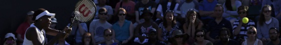 Venus Williams, durante su duelo contra Brengle.