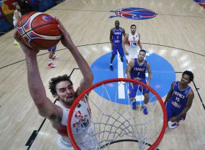 Mate de Pau Gasol ante Francia