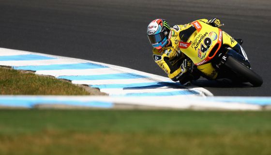 Alex Rins, en el GP de Australia.