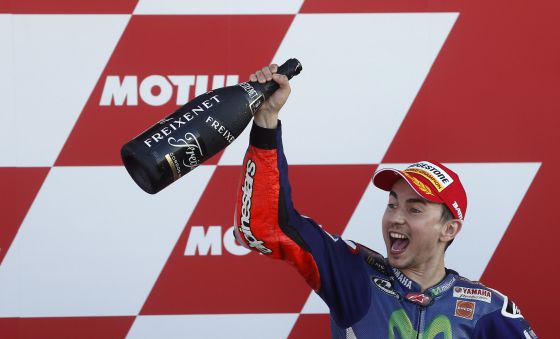 Lorenzo se convierte en campeón de MotoGP en Cheste Lorenzo se convierte en campeón de MotoGP en Cheste
