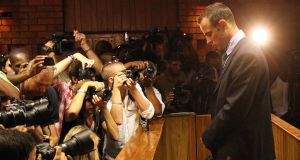 Pistorius, durant el judici, a Pretòria.