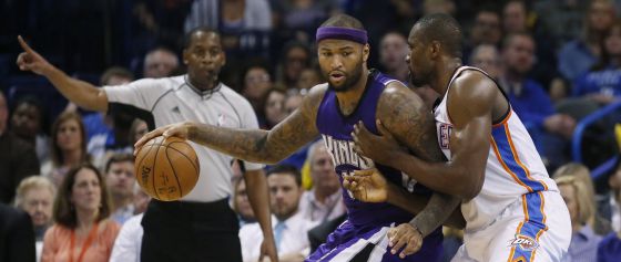 Cousins e Ibaka.