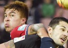 Peñaranda, ante su ídolo Neymar