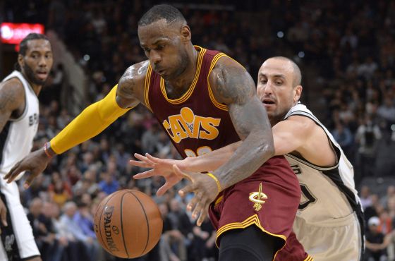 LeBron James y Ginóbili.