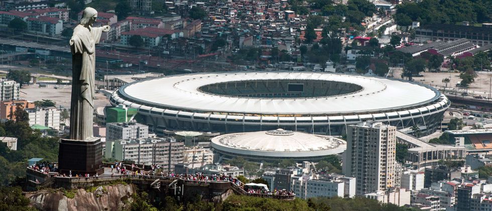 Vista del estadio de Maracaná