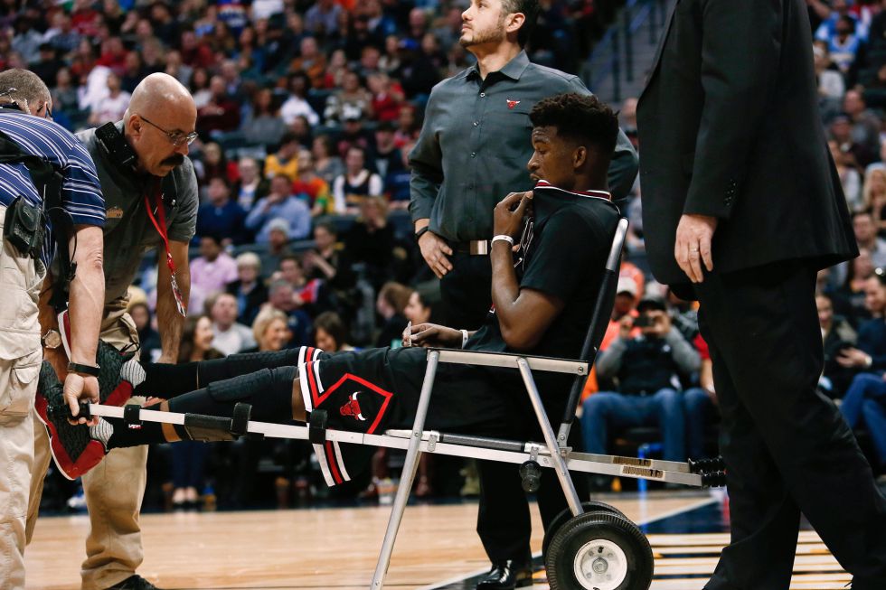 Butler, tras su lesión en Denver.