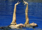 Mengual y Carbonell estrenan
su baile olímpico en el agua