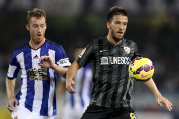 Ignacio Camacho, a la derecha, jugando con el Málaga esta temporada Ignacio Camacho, a la derecha, jugando con el Málaga esta temporada