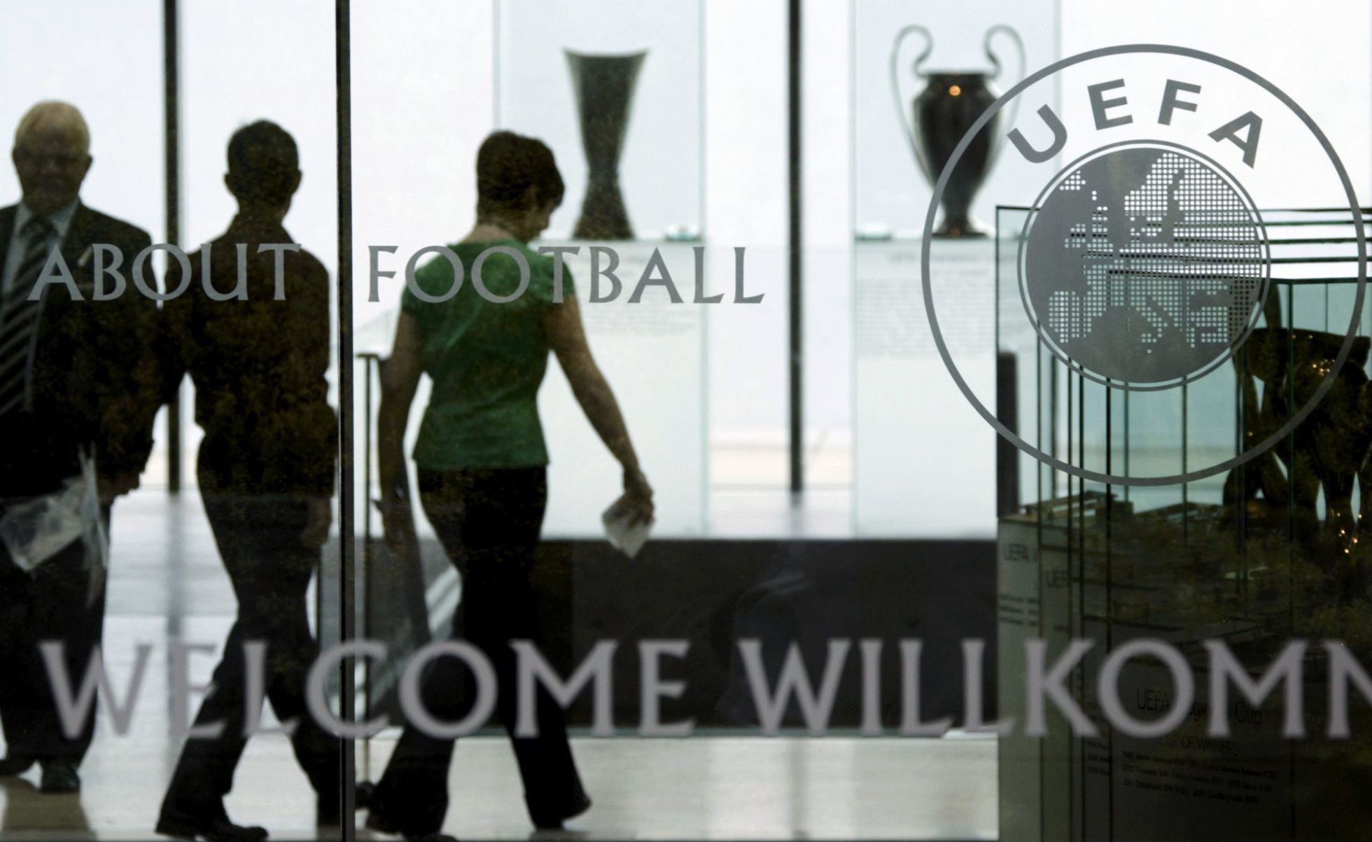 Imagen de archivo de la sede de la UEFA. Imagen de archivo de la sede de la UEFA.