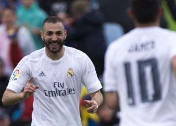 Benzema mantiene la llama del Madrid en Liga con un recital Benzema mantiene la llama del Madrid en Liga con un recital