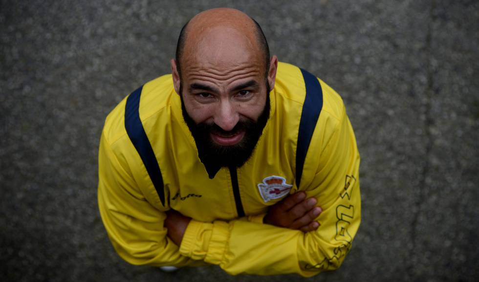 Manuel Pablo, en la ciudad deportiva del Deportivo.