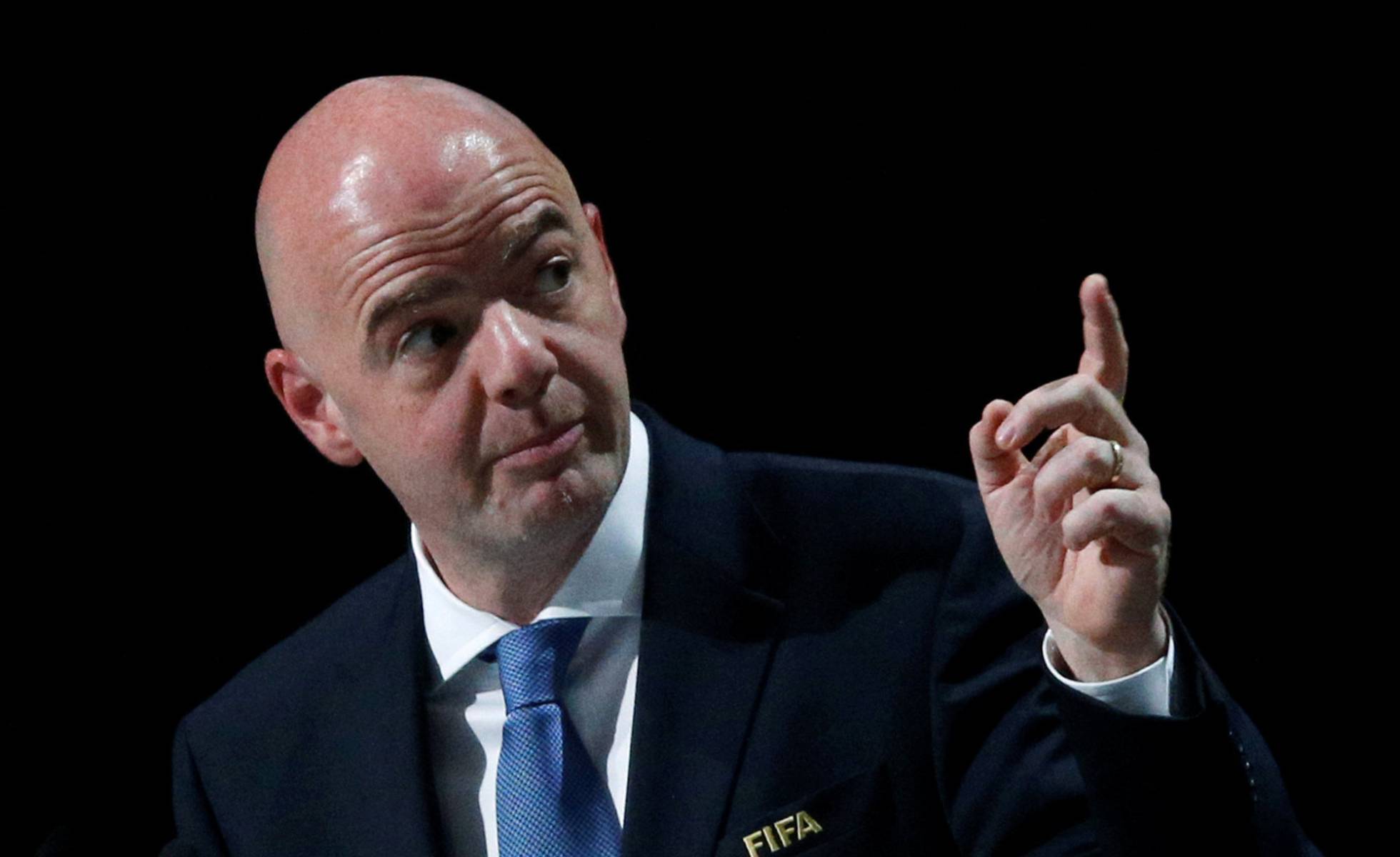 Gianni Infantino, en el 66º Congreso de la FIFA. Gianni Infantino, en el 66º Congreso de la FIFA.