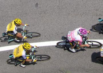 A la espalda de Kluge, los sprinters se miran, perplejos A la espalda de Kluge, los sprinters se miran, perplejos