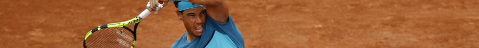 Nadal, durante su último partido, en París contra Bagnis.