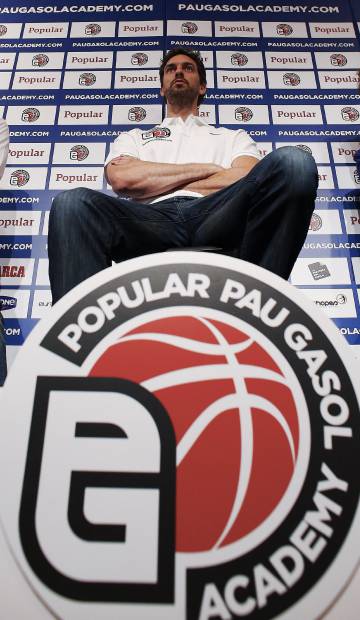 Pau Gasol, en la presentación de su Academia de baloncesto.