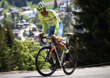 Contador se resfría a una semana del Tour