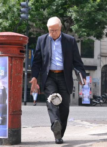 Macaya Márquez, en las calles de Buenos Aires
