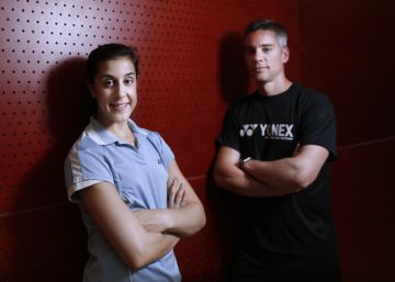 Carolina Marín charla con su entrenador sobre el sueño olímpico