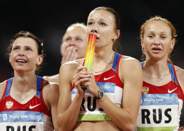 El COI retira a las atletas rusas del relevo 4x100m el oro en Pekín 2008