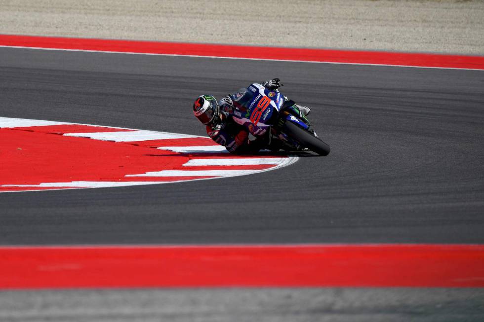 Jorge Lorenzo, en Misano. Jorge Lorenzo, en Misano.
