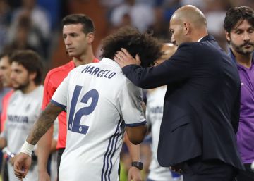 Marcelo sufre una lesión en el sóleo derecho Marcelo sufre una lesión en el sóleo derecho