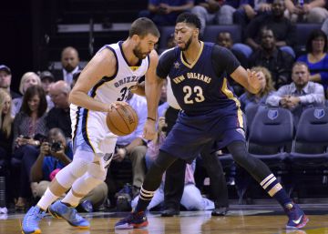 Marc Gasol y los Grizzlies frenan a Anthony Davis