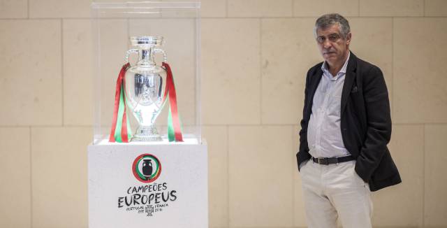 O treinador de Portugal, Fernando Santos.
