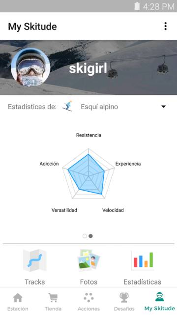 Nueva aplicación para esquiar 285 kilómetros en 240 pistas de España