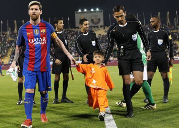 El petit Messi afganès fa realitat el seu somni