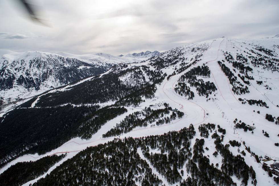 Pista Àliga, sector El Tarter de Grandvalira