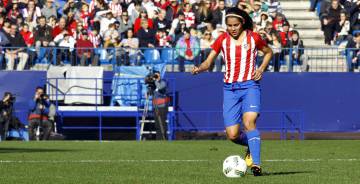 Kenti Robles durante un partido del Atlético. Kenti Robles durante un partido del Atlético.