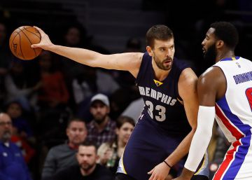 El mejor Marc Gasol reanima a los Grizzlies en Detroit El mejor Marc Gasol reanima a los Grizzlies en Detroit