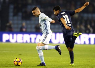 Iago Aspas sigue a los mandos