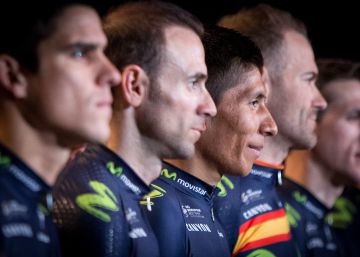 La alegre cohabitación Nairo-Valverde La alegre cohabitación Nairo-Valverde