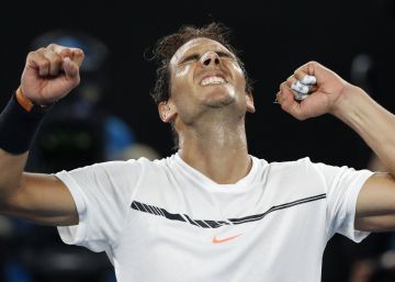 Nadal vence a Dimitrov y jugará ante Federer la final del Open de Australia