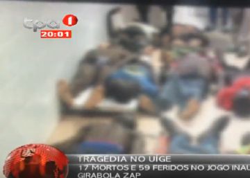 Almenys 17 morts en una allau humana en un estadi de futbol a Angola