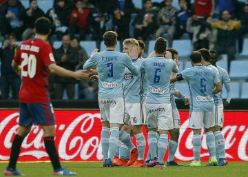 A Osasuna no le llega para detener al Celta