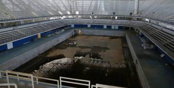 La piscina del Parque Acuático de Río. La piscina del Parque Acuático de Río.
