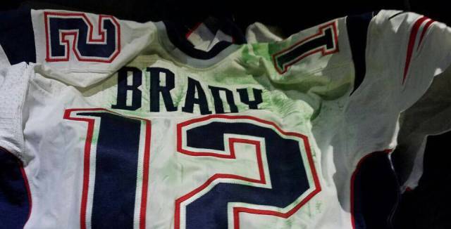 El jersey de Tom Brady.