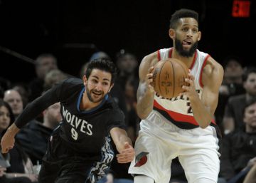 Ricky Rubio y los Timberwolves chocan ante Portland y un infalible Crabbe Ricky Rubio y los Timberwolves chocan ante Portland y un infalible Crabbe