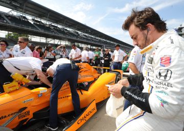 Alonso luchará por la ‘pole’ al quedar séptimo en la primera sesión de clasificación Alonso luchará por la ‘pole’ al quedar séptimo en la primera sesión de clasificación
