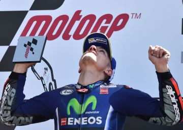 Viñales: “En las últimas curvas estaba esperando el toque de Valentino” Viñales: “En las últimas curvas estaba esperando el toque de Valentino”