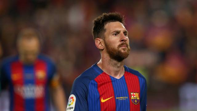 Messi, el pasado domingo en el Camp Nou.