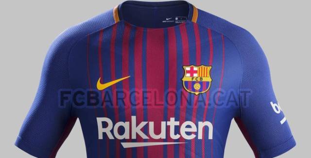 La nueva camiseta del Barcelona.