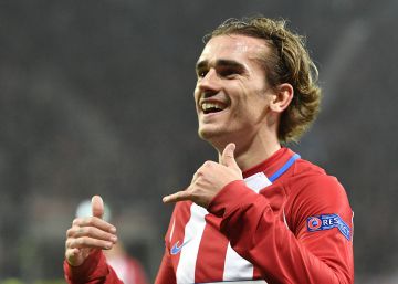 El guiño de Griezmann al Atlético El guiño de Griezmann al Atlético