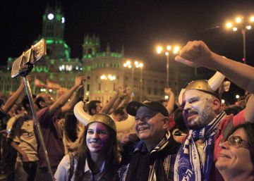 Cibeles celebra la 12ª Champions del Real Madrid Cibeles celebra la 12ª Champions del Real Madrid