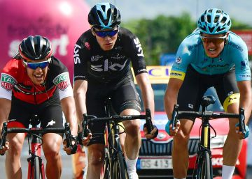 Froome aventaja a Contador y Valverde en la Dauphiné Froome aventaja a Contador y Valverde en la Dauphiné