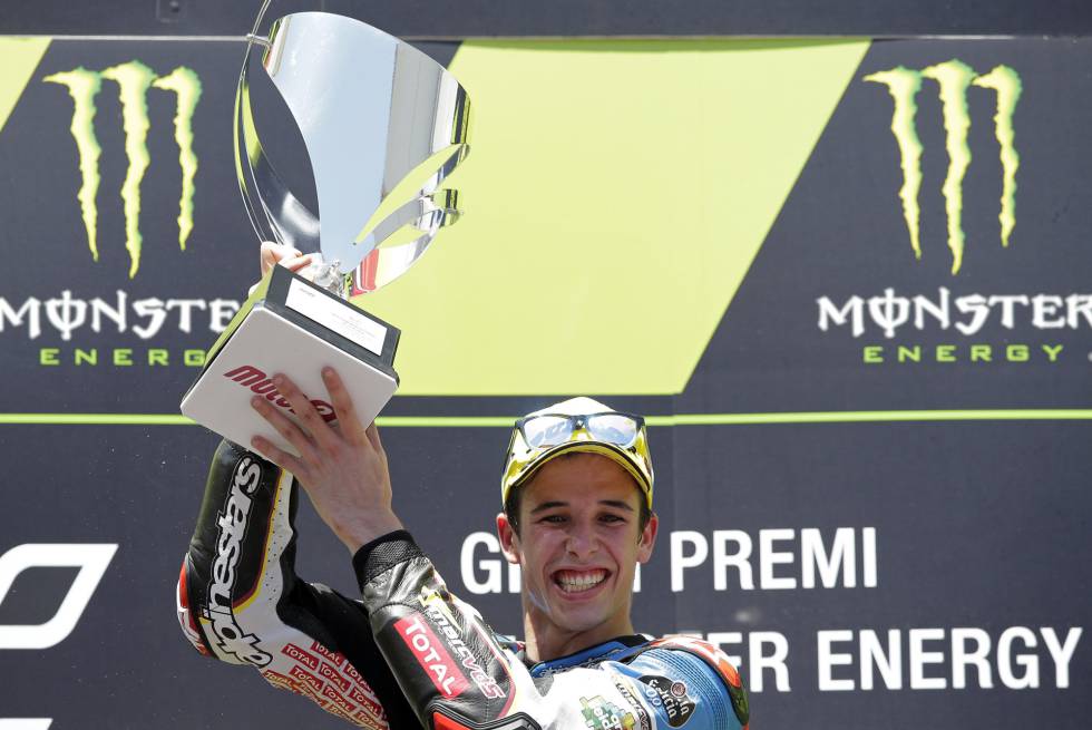 Álex Márquez, ganador de la carrera de Moto2.