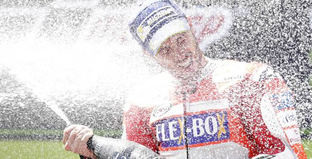 Andrea Dovizioso, ganador del Gran Premio de Cataluña.