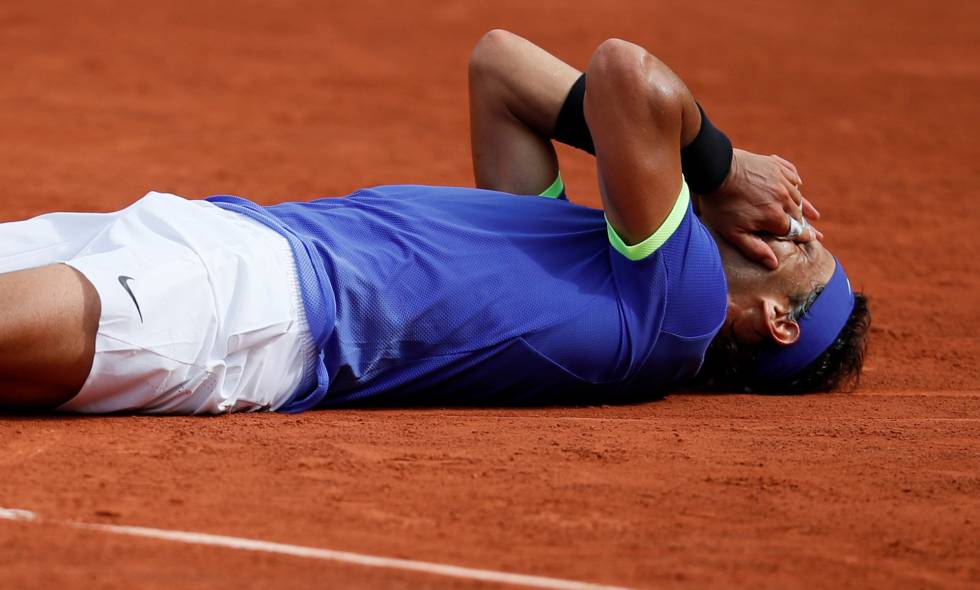 Nadal, tras ganar Roland Garros.